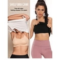 thumbnail image 4 of Women's Camisole with Shelf Bra Tank Tops for Layering Stretch Casual Undershirts Wider Strap, 4 of 6