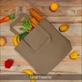 thumbnail image 4 of Paquete de 3 bolsas de lona de algodón súper fuertes grandes de 12 onzas, bolsas de tela reutilizables para compras, bolsas de tela de dos tonos para manualidades, bricolaje tus diseños, 4 of 4