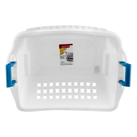 Rubbermaid, Stack'n Sort Laundry Basket, Plastic, White