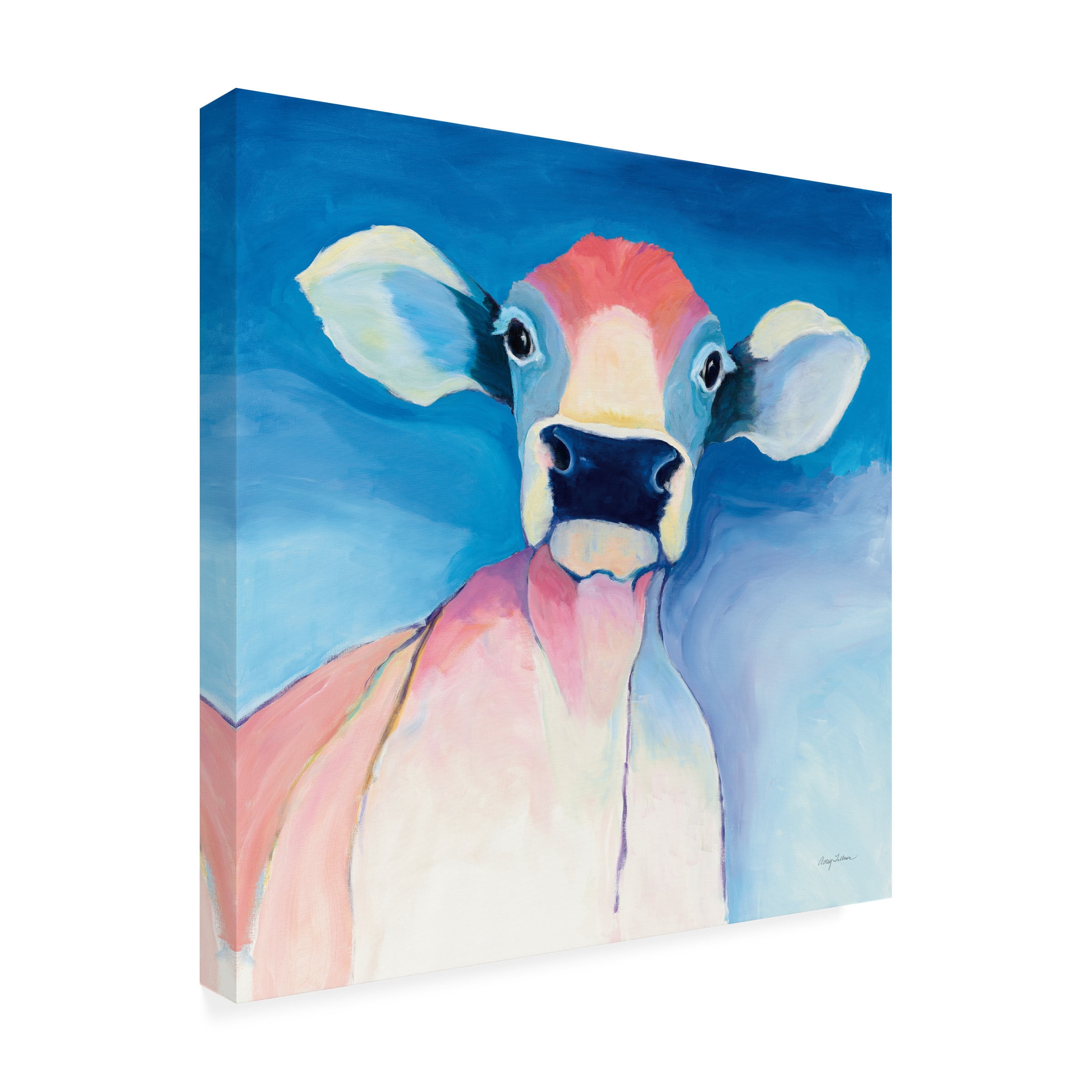 Avery Tillmon 'Bella Blue' Canvas Art