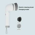 thumbnail image 5 of Fuebueo Clearance Household Essentials Electric Spin Scrubber Cordless Shower Scrubber with Replaceceable Attachment, Electric Cleaning Brush for Bathroom, Kitchen, Sink, Tile, Shoes, 5 of 7