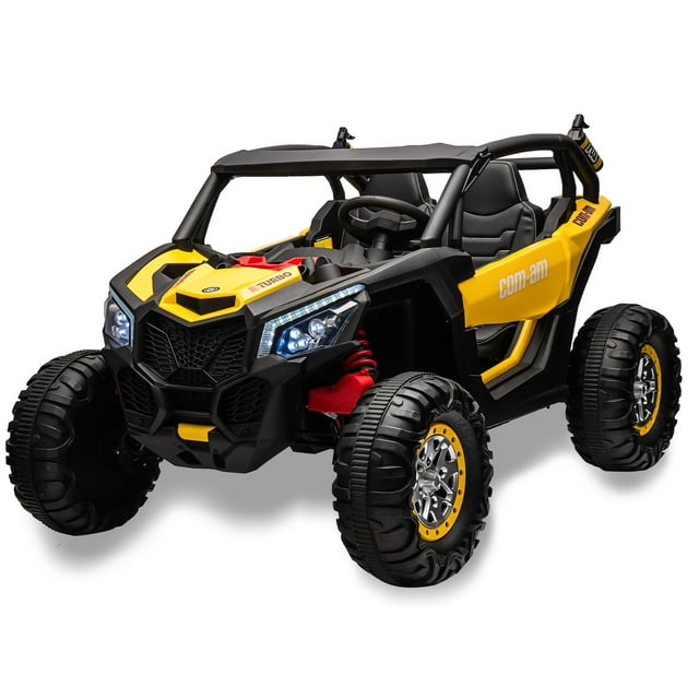 24V Ride on Car for Kids with Remote Control, Battery Powered Off-Road UTV