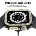thumbnail image 5 of Worryfree Gadgets Bling Bumper Case for Apple Watch Black/Gold 40mm (C19-BKGD40), 5 of 7