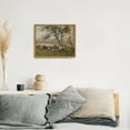 thumbnail image 4 of HFDF Vintage FarmWall Art, Farm Cottage Scenery Retro Painting Decor Aesthetic, Canvas Print Artwork, Country Farmhouse Landscape Wall Pictures for Room Decor 10x8inch Framed, 4 of 6