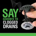 thumbnail image 3 of Protector de desagüe para lavabo de baño SinkShroom Ultra, negro mate, 3 of 7