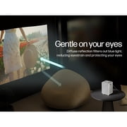 HP CC200 FHD LCD LED Projector with Roku Express Streaming Player and 84 Mobile Projection Screen