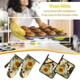 thumbnail image 6 of ZICANCN Oven Mitts and Pot Holders Sets, Cows Standing Field Sunflowers Baking Sets Kitchen Heat Resistant 4 Pieces, 6 of 8
