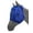 Blue, variant on Showman Pony Mesh Rip Resistant Fly Mask (Blue)