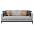thumbnail image 4 of Apperson 2-piece Upholstered Track Arm Sofa Set Light Grey, 4 of 13