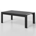 Outdoor Coffee Tables for Patio, Aluminum Rectangle Patio Coffee Table