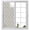 Gray, variant on Sage Green Grid Window Privacy Film, Modern Minimalist Classic White Lines Checkered Frosted Glass Window Clings Static Cling UV Heat Blocking Reusable Door Sticker for Bathroom 17.7 x 39.3 Inch