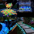 thumbnail image 4 of Colorful Glow-in-the-Dark Garden, Glow At Night Pebbles for Outdoor Fish Tank Rocks Aquarium Gravel Luminous Stones, 4 of 8