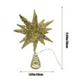 thumbnail image 3 of Ganfancp Xmas Topper Treetop con Luz Christmas Light para Decoracion de Arbol de Navidad Christmas Tree Topper para Decoracion de Arbol de Navidad Ofertas de La Semana 1X Decoración, 3 of 6