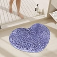 thumbnail image 4 of You Look Good Bath Mat, Heart-Shaped Doormat Rug 50x40cm Bathroom Absorbent Skidproof Mat, Entrance Foot Mat Washable Carpet for Living Room, Wedding, 4 of 6