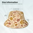 thumbnail image 3 of Sikiie Fall Leaves Reflective Double-Sided Bucket Hat, Sun Hat, for Gardening, Beaching, Camping, Hiking, Fishing, 3 of 6
