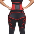 thumbnail image 1 of 3 in 1 Sweat Waist Thigh Trimmer Trainer Belt Neoprene Butt Lifter Belt Trimmer Waist Slimmer Belt Shaperwear for Weight Loss Training, 1 of 6