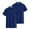 Navy, variant on JIUKE 2pc Womens Plus Size Tops Short Sleeve Lapel Collared Quick Dry Athletic Golf Active Gym T-Shirts