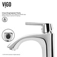 thumbnail image 2 of Vigo Single-Lever Faucet, Chrome, 2 of 7