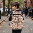 thumbnail image 3 of Uorisanigo Western Camo Bow School Backpack for Toddler Boys Preschool, Small Lightweight Bookbag with Top Handle, Great for Kindergarten and Weekend Outings, 3 of 7