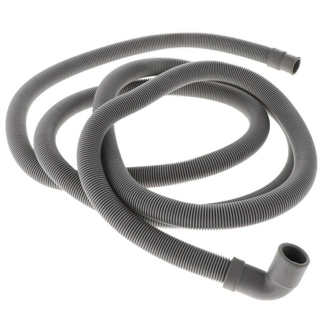 Tnarru Washing Machine Discharge Hose, universal Drain Hose with Elbow, Heavy-Duty , Flexible 3m