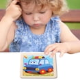 thumbnail image 2 of Educational Wooden Tangram Puzzle Set for Kids Learning Shapes Animal Cartoon 3D Intelligence Toy, 2 of 7