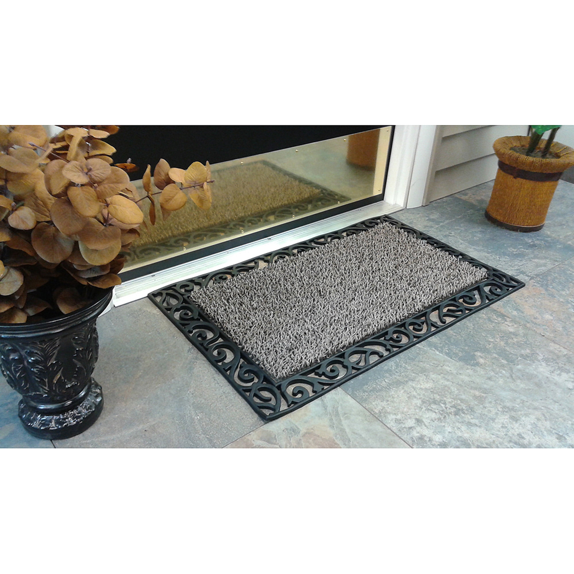 GrassWorx 10374067 Earth Taupe AstroTurf Washable Door Mat 18 L x 30 W