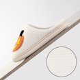 thumbnail image 2 of Halloween Flat Slippers Pumpkin Cat Pattern Slip-On House Zapatos (37-38), 2 of 9