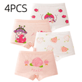 thumbnail image 2 of LYMAYTER 4PCS Girls Toddler Kids Soft Boxer Briefs Cotton Underwear Comfort Breathable Daily Panties, 2 of 7