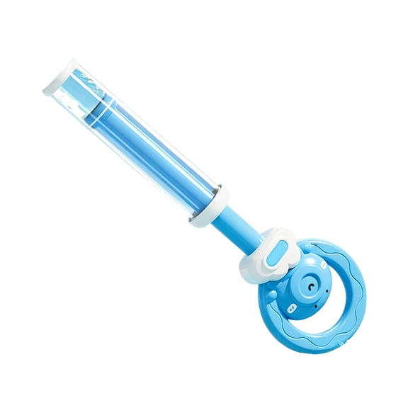 Firework Style Water Blaster Pull-Out Squirt Toy for Outdoor Beach Pool Party Interactive Play 16" Blue