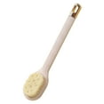 thumbnail image 2 of QAZbgdl Long Handle Bath Brush with Back Scrubber and Built-in Foot File | 2-in-1 Exfoliating Body Brush for Shower | Soft Nylon Bristles & Hanging Loop | 36 cm Length (1 Piece), 2 of 8
