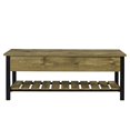 thumbnail image 4 of Pemberly Row 48" Open-Top Storage Bench with Shoe Shelf in Barnwood, 4 of 7
