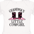 thumbnail image 4 of Inktastic Grandma Little Cowgirl Baby Clothes Girls Long Sleeve Baby Bodysuit, 4 of 5