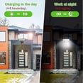 thumbnail image 4 of Outdoor Solar Light, 90 LED Solar Motion Sensor Security Light Solar Powered Light Waterproof 2600mAh, USB Charging, Outdoor Solar Wall Light for Gard, 4 of 5