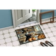 thumbnail image 4 of Carolines Treasures DAC1800MAT 18 x 27 in. Unisex Pomeranian Fall Kitchen Pumpkins Doormat, 4 of 5