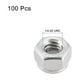 thumbnail image 3 of Tuercas de Seguridad hexagonales 1/4-20 UNC Nylon 304 Inoxidable 100 Piezas, 3 of 5