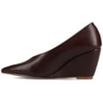 thumbnail image 3 of Journee Womens Danika Almond Toe Comfort Dress Wedges, 3 of 10