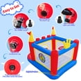 thumbnail image 4 of Casa hinchable WELLFUNTIME para niños de 3 a 8 años con ventilador, 4 of 9