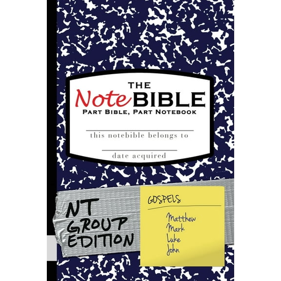 The NoteBible: Group Edition - New Testament Gospels (Paperback) by Christian Michael