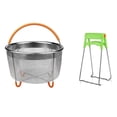 thumbnail image 1 of Stainless Steel Steamer Basket Set,instant-pot Accessories For Ninja Foodi Pressure Cooker & Multi, 1 of 5