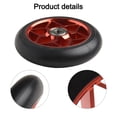 thumbnail image 3 of GLFILL Roues de Trottinette Acrobatique 110mm Alliage d'Aluminium Haute Élasticité Moyeu de Roue avec Roulements pour Accessoires de Trottinettes Professionnelles Rouge, 3 of 9