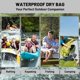 thumbnail image 4 of Waterproof Dry Bag,Roll Top Blue Small Waterproof Backpack 2L/5L/10L/20L/30L/40L Floating Lightweight Bags for Kayaking, Boating, Fishing, Swimming Camping with Waterproof Phone Case, 4 of 5