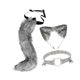 thumbnail image 5 of Conjunto de Collar y cola con orejas Salvador para cosplay de gato celebraciones regalos, 5 of 10