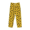 thumbnail image 6 of Uemuo Dinosaur Pattern Men's Wide Leg Palazzo Lounge Pants with Pockets Light Weight Loose Comfy Casual Pajama Pants-Small, 6 of 9