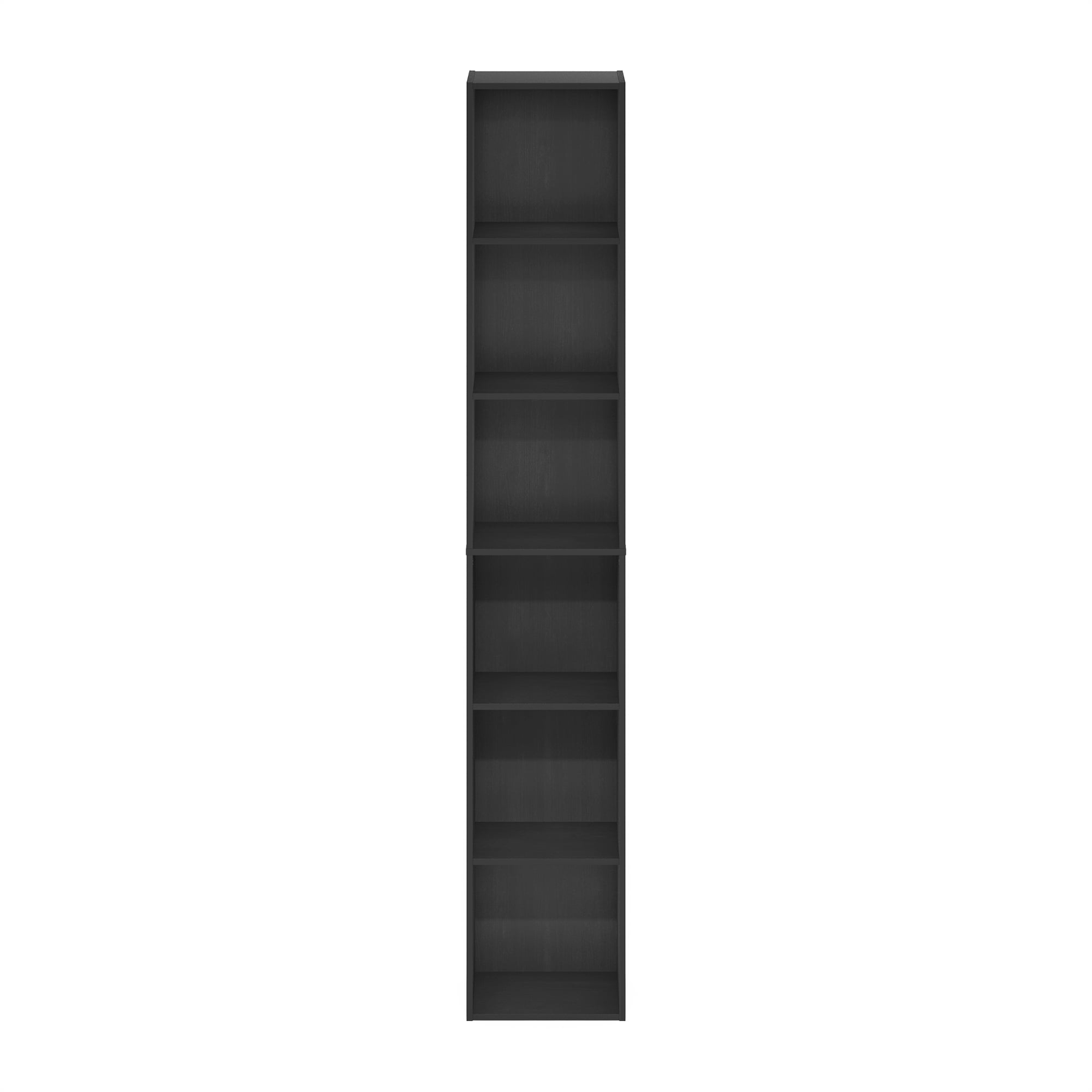 Furinno LUDER 6-Tier Open Shelf Bookcase in Blackwood