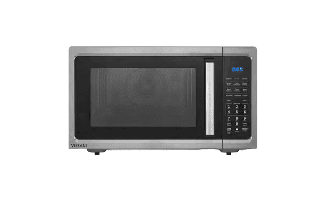 Restored Vissani EC042A2KJCLPF 1.5 cu. ft. 1000W Countertop Microwave with Air Fry and Sensor Cook, Stainless Steel (Refurbished)