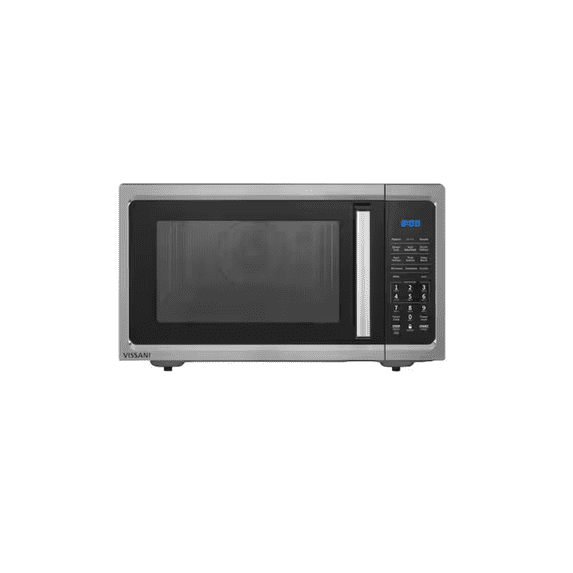 Restored Vissani EC042A2KJCLPF 1.5 cu. ft. 1000W Countertop Microwave with Air Fry and Sensor Cook, Stainless Steel (Refurbished)