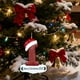 thumbnail image 5 of Adornos navideños, adornos navideños, regalos navideños, 26 letras, decoración para árbol de Navidad, adornos colgantes para árbol de Navidad, adornos navideños personalizados, decoración navideña, de, 5 of 6