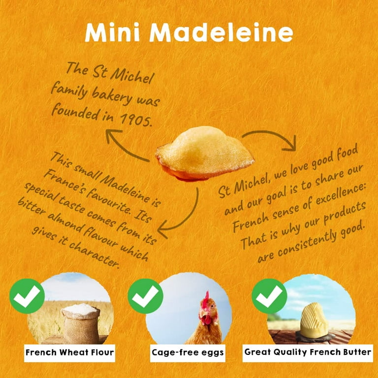 St Michel Mini Madeleine Pur Beurre - 350 madeleines