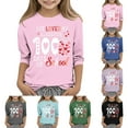 thumbnail image 2 of Qingpeng 100 Days of School Shirt Girls Kindergarten Sweatshirts 100th Day of School Celebration Gifts Pullover Top, 2 of 5
