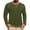 Army Green, variant on Mens Tops Crewneck Long Sleeve Loose Fitted Breathable Basic Tee Shirts Daily Wear Raglan Casual Tops